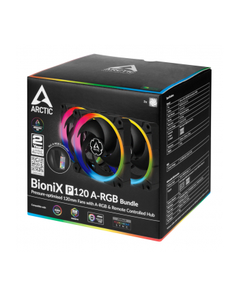 arctic cooling WENTYLATOR ARCTIC BioniX P120 A-RGB Bundle 120mm