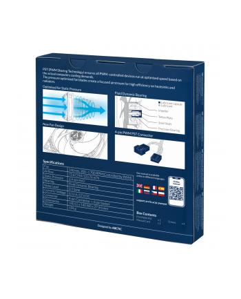 arctic cooling WENTYLATOR ARCTIC P14 PWM PST (Kolor: BIAŁY/Kolor: BIAŁY) 140mm