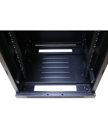 Extralink -szafka stojąca 19   22U 600x600 Czarna flat-pack nr 1