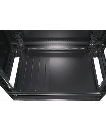 Extralink - szafa stojąca 19  37U 600x600 Czarna flat-pack