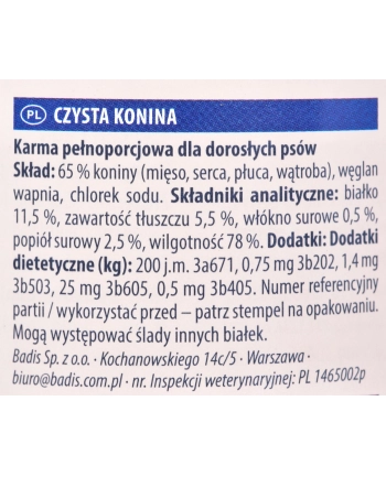 ANIMONDA GranCarno Single Protein smak: konina - puszka 400g nr 1