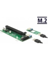 D-ELOCK KARTA PCI-E X16 -> M2 KEY B+M + KABEL USB 30CM 41428 - nr 12