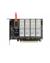 D-ELOCK KARTA PCI-E X16 -> 5X M2 LOW PROFILE KEY B + ADAPTERY SATA 90435 - nr 25