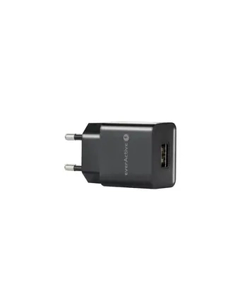 EVERACTIVE ŁADOWARKA USB 1 PORTOWA  1A  TECHNOLOGIA IQ SMART CHARGING - ŁADUJE URZĄDZENIA MAKSYMALNYM DLA NICH PRĄD-EM SC100B