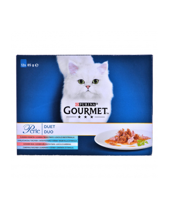 purina nestle GOURMET PERLE DUO Duet Rybny 12x85g