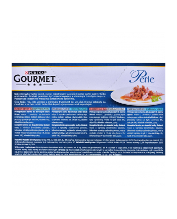 purina nestle GOURMET PERLE DUO Duet Rybny 12x85g