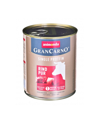 ANIMONDA GranCarno Single Protein smak: wołowina - puszka 800g