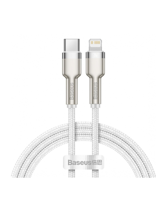 BAS(wersja europejska)S KABEL USB-C LIGHTNING CAFULE PD 1M BIAŁY główny