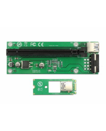 D-ELOCK KARTA PCI-E X16 -> M2 KEY B+M + KABEL USB 30CM 41428