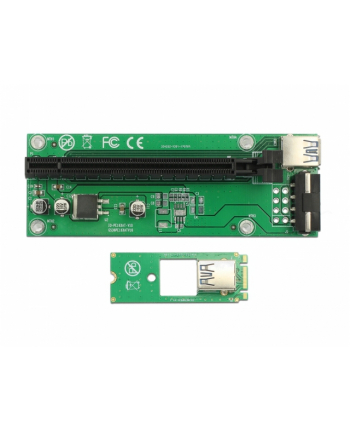 D-ELOCK KARTA PCI-E X16 -> M2 KEY B+M + KABEL USB 30CM 41428