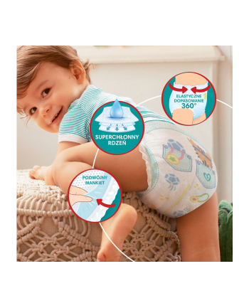 PAMPERS Pieluchomajtki MTH Rozm 6  15+kg  132szt