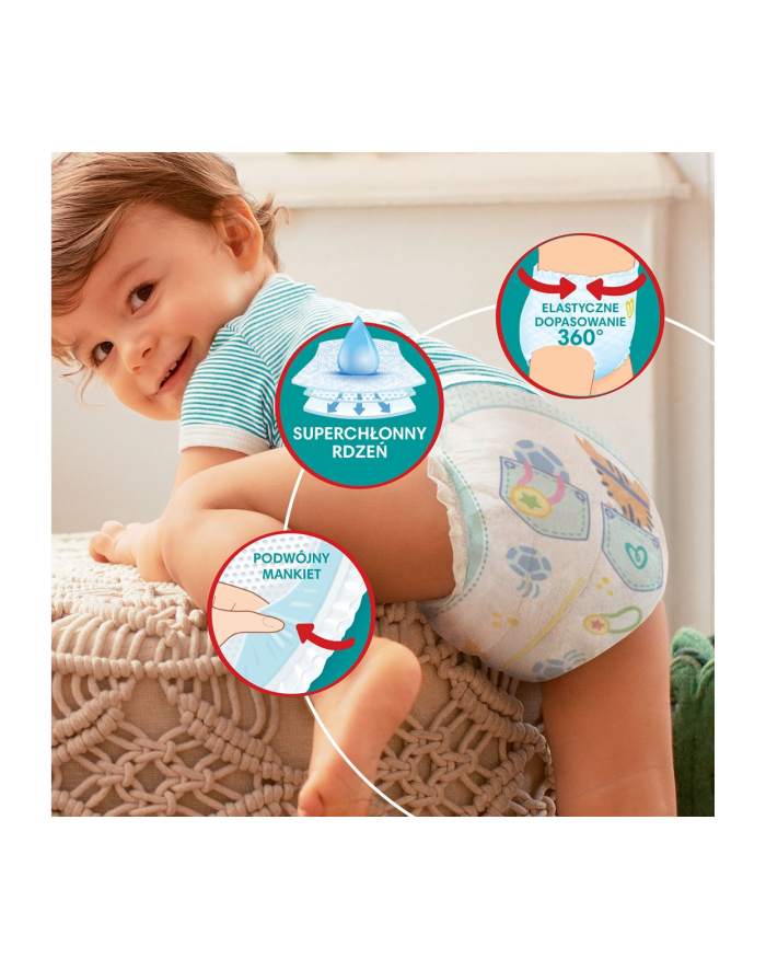 PAMPERS Pieluchomajtki MB Rozm 4  9-15kg  108szt główny