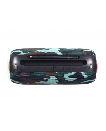 GEMBIRD PRZENOŚNY GŁOŚNIK BLUETOOTH SPK-BT-17-CM FM-RADIO  WBUDOWANY MIKROFON  WZÓR MORO  USB  AUX  MICROSD nr 2