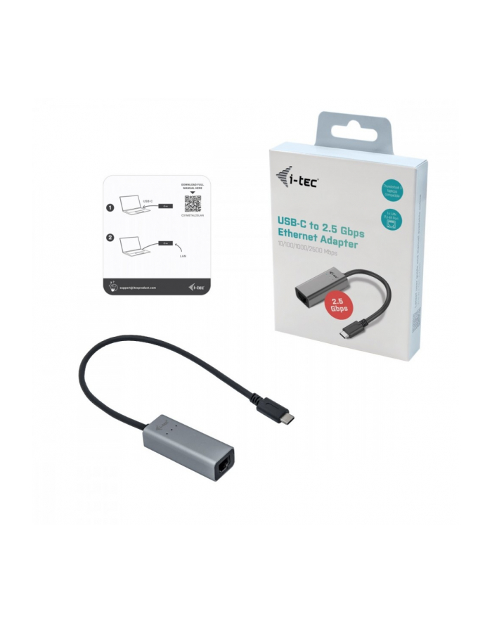 i-tec USB-C Metal 2.5Gb ps Ethernet Adapter główny