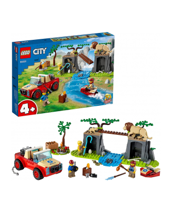 LEGO 60301 CITY Wildlife Terenówka ratowników dzikich zwierząt p4