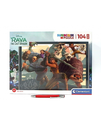 Clementoni Puzzle 104el Maxi Supercolor Raya i Ostatni Smok Disney 23750