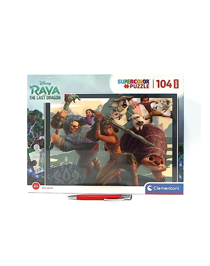 Clementoni Puzzle 104el Maxi Supercolor Raya i Ostatni Smok Disney 23750 główny