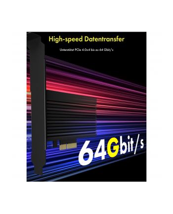 icybox Karta PCI na M.2 SSD NVMe IB-PCI208-HS z radiatorem