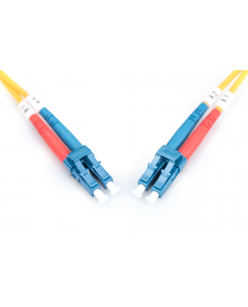 digitus Patchcord FO Singlemode 09/125 OS2 LC-LC duplex 3m Żółty