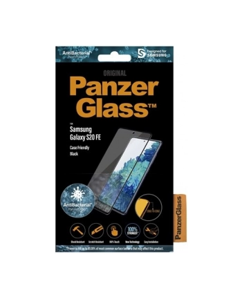 panzerglass Szkło ochronne E2E Microfracture Samsung S20 FE G781 Case Friendly  Finger Print AntiBacterial nr 1