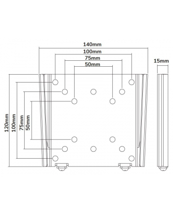 neomounts by newstar Uchwyt monitorowy ultracienki FPMA-W25