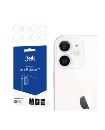 3mk Szkło hybrydowe FlexibleGlass Lens iPhone 12 na obiektyw  aparatu 4szt