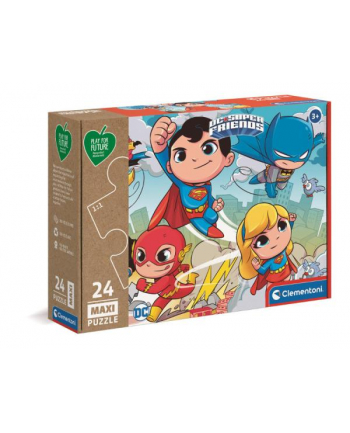 Clementoni Puzzle 24el Maxi podłogowe Play for future. DC Super Friends 24219 p6