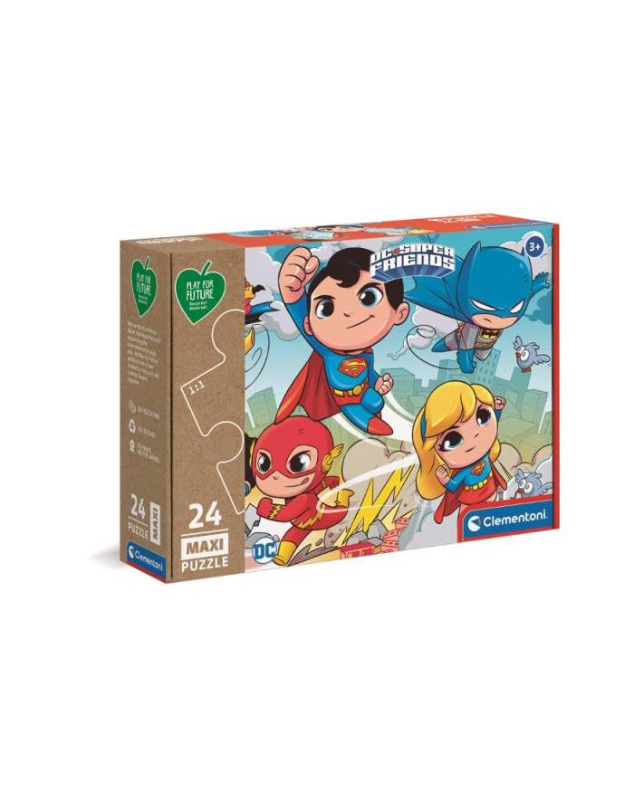 Clementoni Puzzle 24el Maxi podłogowe Play for future. DC Super Friends 24219 p6 główny