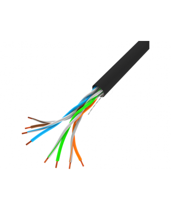 LANBERG LAN cable UTP cat.5e 305m solid CCA Kolor: CZARNY