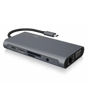 icybox Stacja dokująca IB-DK4040-CPD TYPE-C z dwoma interfejsami wideo nr 2