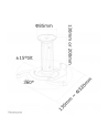 neomounts by newstar Uchwyt sufitowy do projektora BEAMER-C80WHITE - nr 37