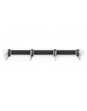 DIGITUS DN-97668 1U cable management panel with brush 4xsteel rings 40x75mm grey RAL 7035 - nr 1