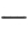 DIGITUS DN-97669 1U cable management panel with brush 4xsteel rings 40x75mm Kolor: CZARNY RAL 9005 - nr 5