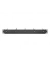 DIGITUS DN-97667 1U cable management panel 5xsteel rings 40x75mm Kolor: CZARNY RAL 9005 - nr 7