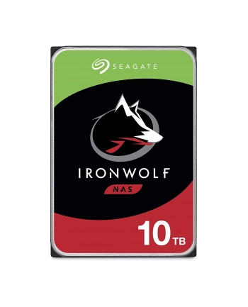 SEAGATE Ironwolf NAS HDD 10TB 7200rpm 6Gb/s SATA 256MB cache 89cm 3.5inch 24x7 CMR for NAS and RAID Rackmount Systems BLK nr 1
