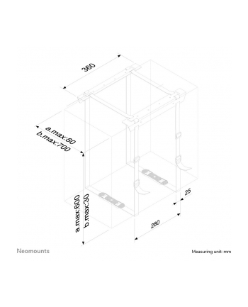 neomounts by newstar Uchwyt podbiurkowy na PC CPU-D025 BLACK