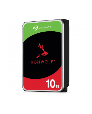 SEAGATE Ironwolf NAS HDD 10TB 7200rpm 6Gb/s SATA 256MB cache 89cm 3.5inch 24x7 CMR for NAS and RAID Rackmount Systems BLK