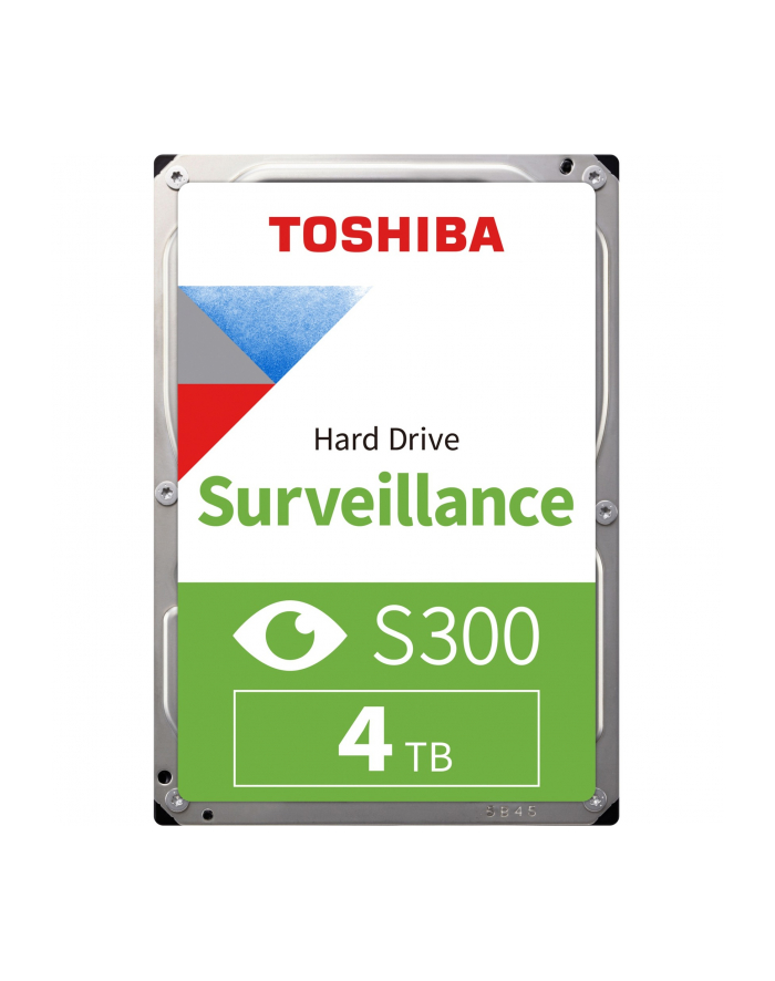 toshiba europe TOSHIBA S300 Surveillance HDD 4TB 3.5inch SATA 5400rpm 256MB 24/7 3yr BULK główny