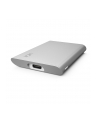 LACIE Portable SSD USB-C 500GB external portable SSD inc rescue service Moon Silver - nr 13