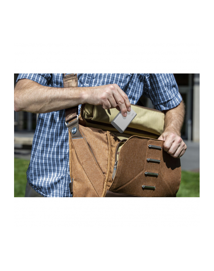 LACIE Portable SSD USB-C 500GB external portable SSD inc rescue service Moon Silver główny