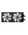 GIGABYTE AORUS WATERFORCE X 280 All-in-one Liquid Cooler with Circular LCD Display RGB Fusion 2.0 Triple 140mm ARGB - nr 48