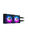 GIGABYTE AORUS WATERFORCE X 280 All-in-one Liquid Cooler with Circular LCD Display RGB Fusion 2.0 Triple 140mm ARGB - nr 50