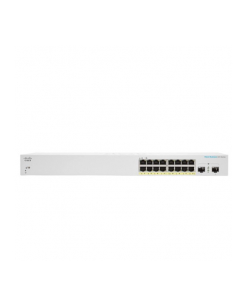 CISCO Business Switching CBS220 Smart 16-port Gigabit PoE 130W 2x1G SFP uplink