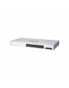 CISCO Business Switching CBS220 Smart 24-port Gigabit Full PoE 382W 4x1G SFP uplink - nr 12