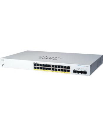 CISCO Business Switching CBS220 Smart 24-port Gigabit PoE 195W 4x1G SFP uplink