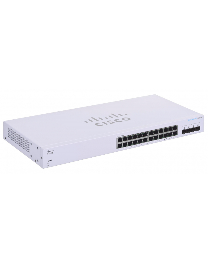 CISCO Business Switching CBS220 Smart 24-port Gigabit 4x1G SFP uplink główny