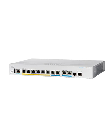 CISCO CBS350 Managed 2-port 2.5GE 6-port GE PoE 2x10G combo