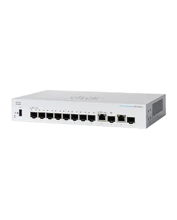 CISCO CBS350 Managed 8-port SFP Ext PS 2x1G Combo