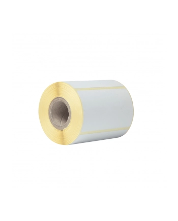 BROTHER Direct thermal label roll 76X44mm 400 labels/roll 8 rolls/carton