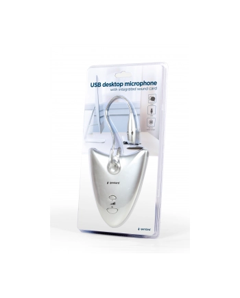 GEMBIRD USB desktop microphone MIC-DU-01 with integrated sound card nr 1